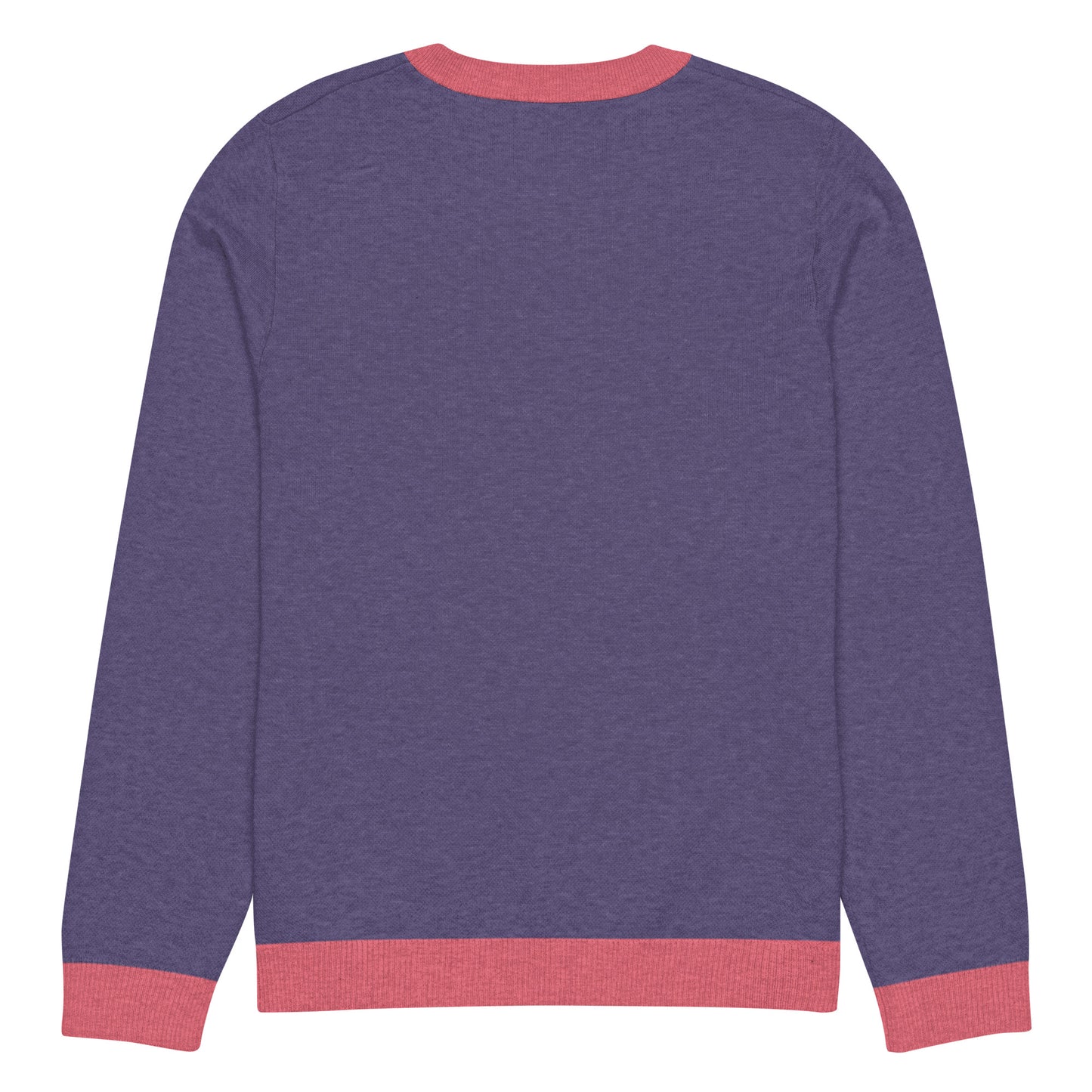 Knitted crew neck sweater