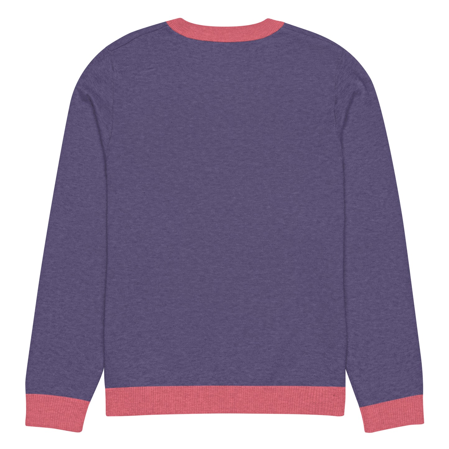 Knitted crew neck sweater